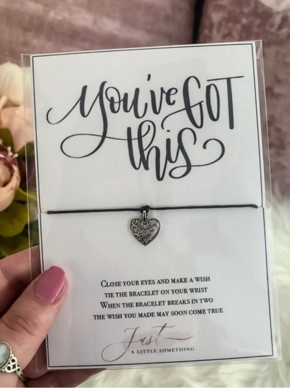 5for$10 You Got This Inspirational Wish Bracelet - Small gift, big meaning Heart